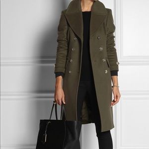 Burberry Wool Cashmere Long Trench Coat